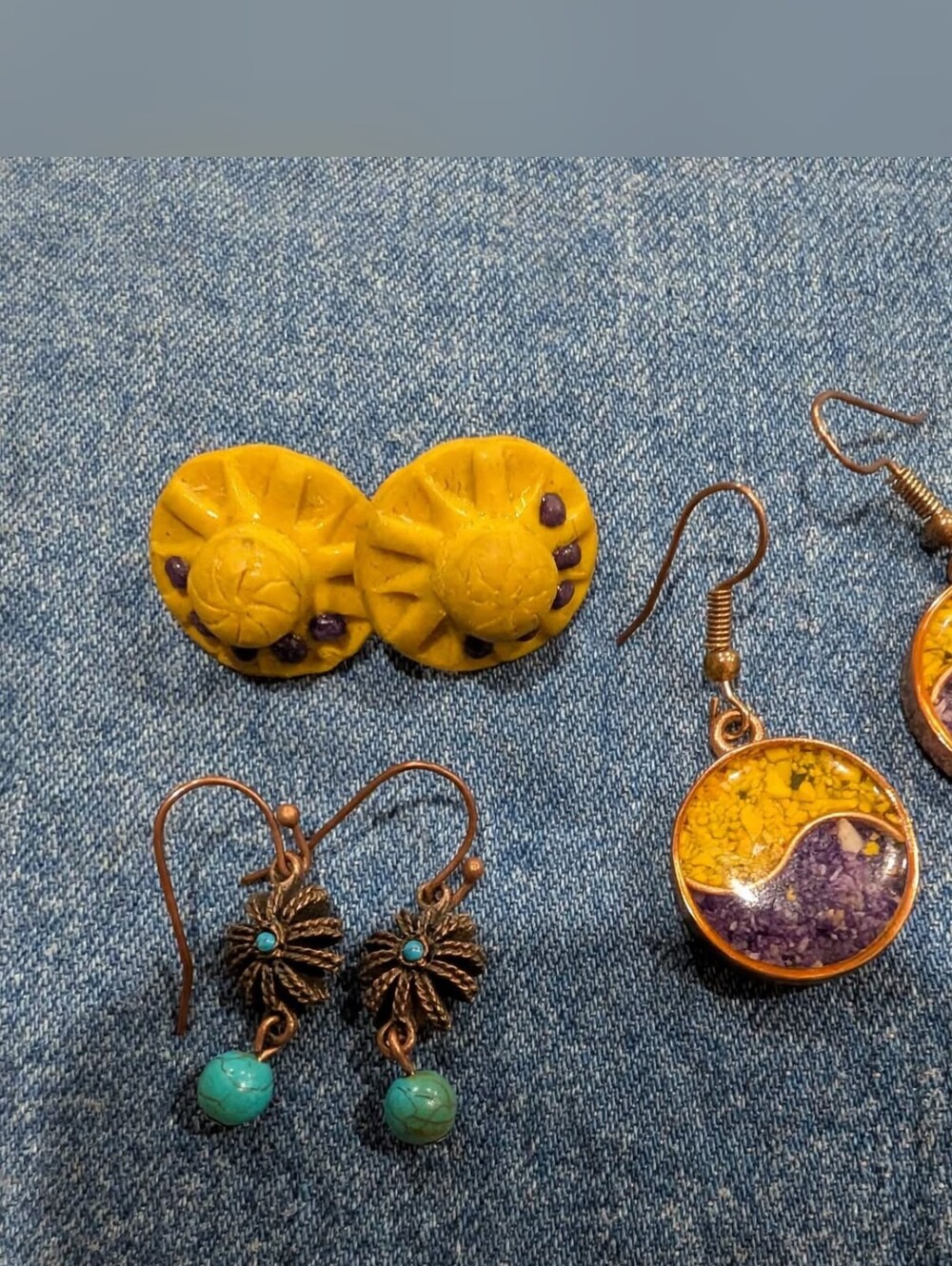 Handmade Artisan Earring Lot